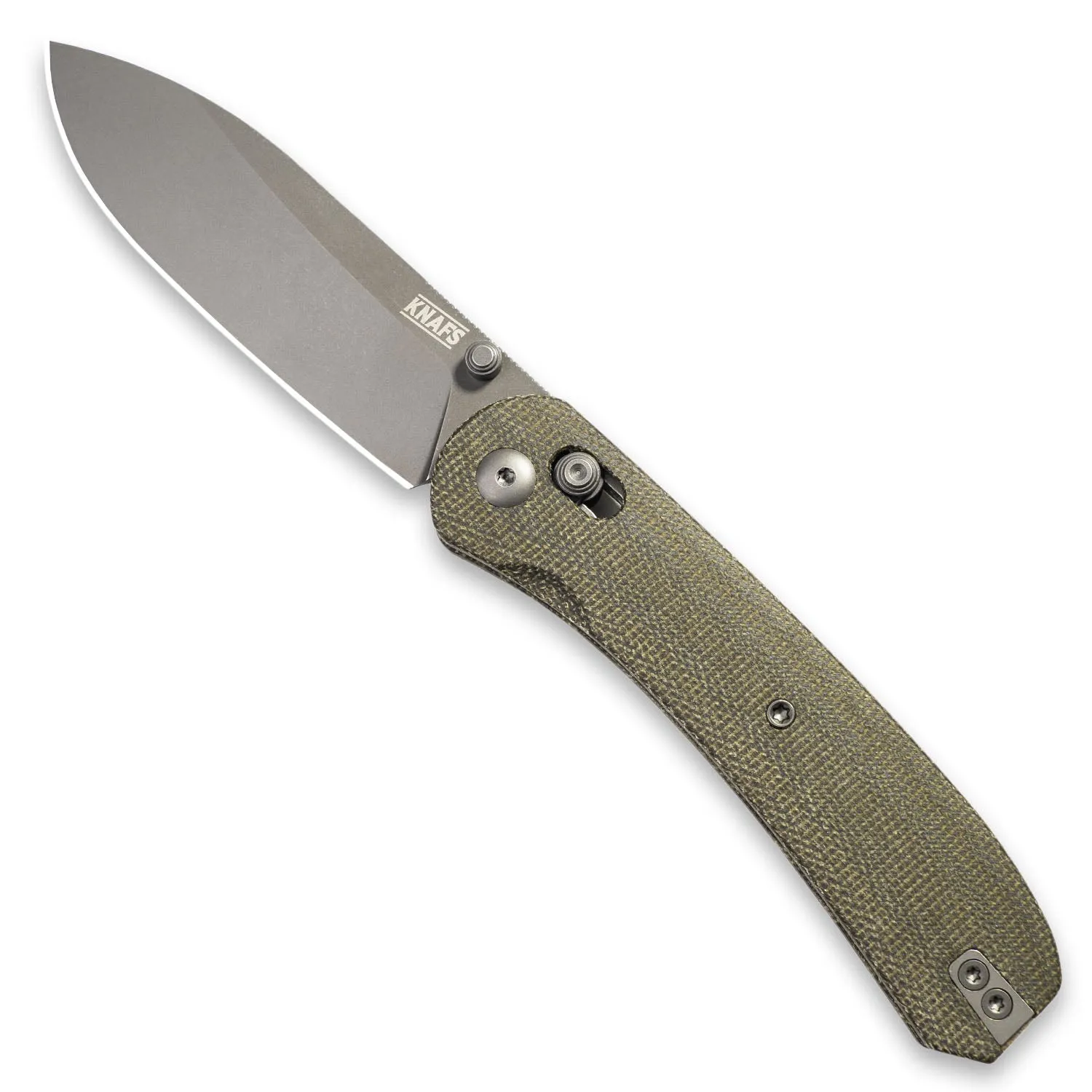 Lander 2 Pocket Knife - Moondust Micarta - Clutch Lock