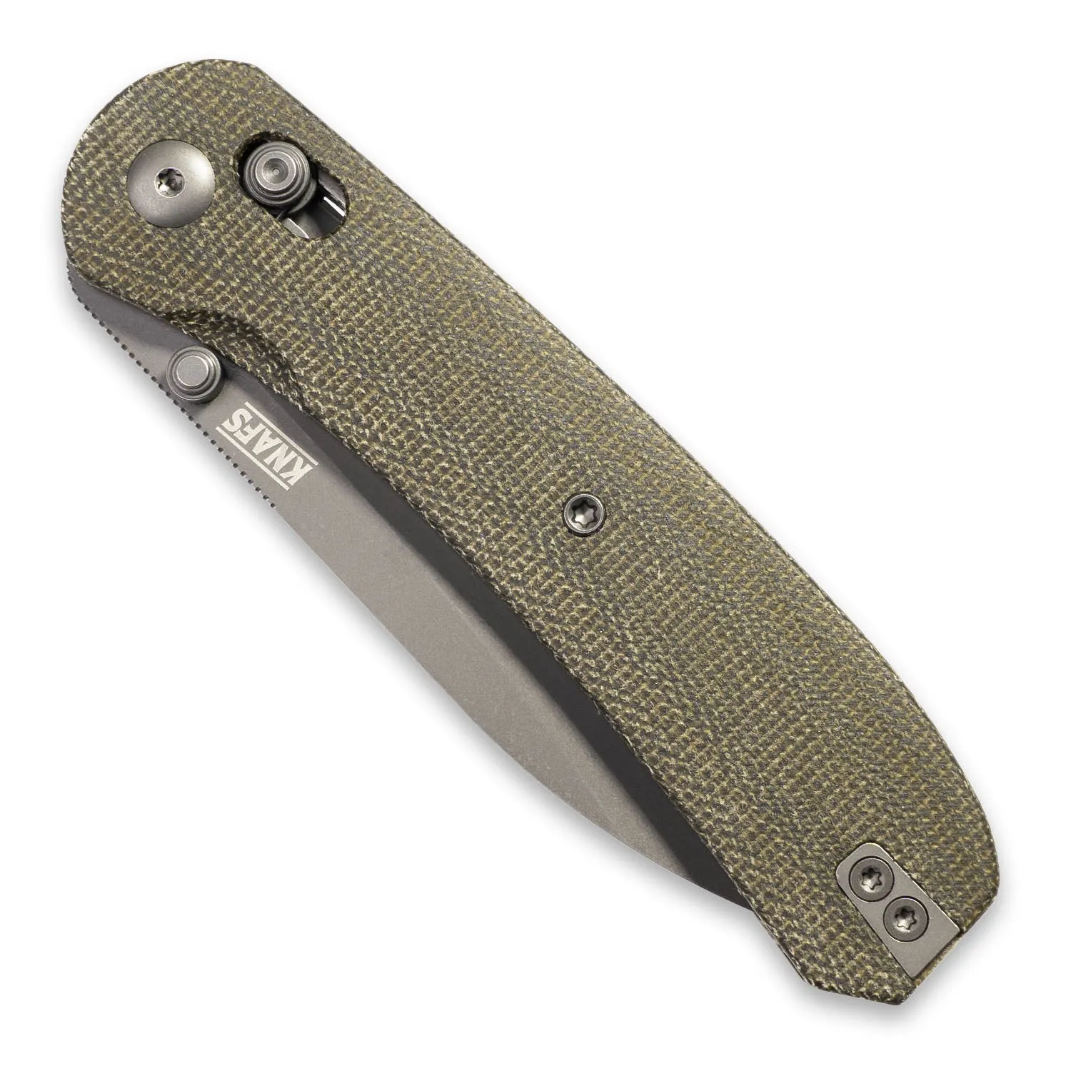 Lander 2 Pocket Knife - Moondust Micarta - Clutch Lock