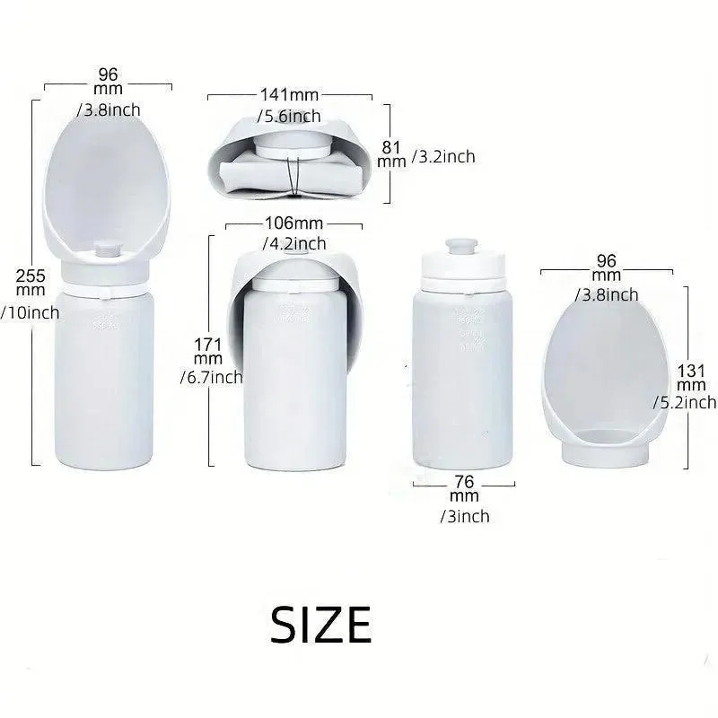 Leak-Proof Dog Water Bottle - Foldable Silicone Dispenser