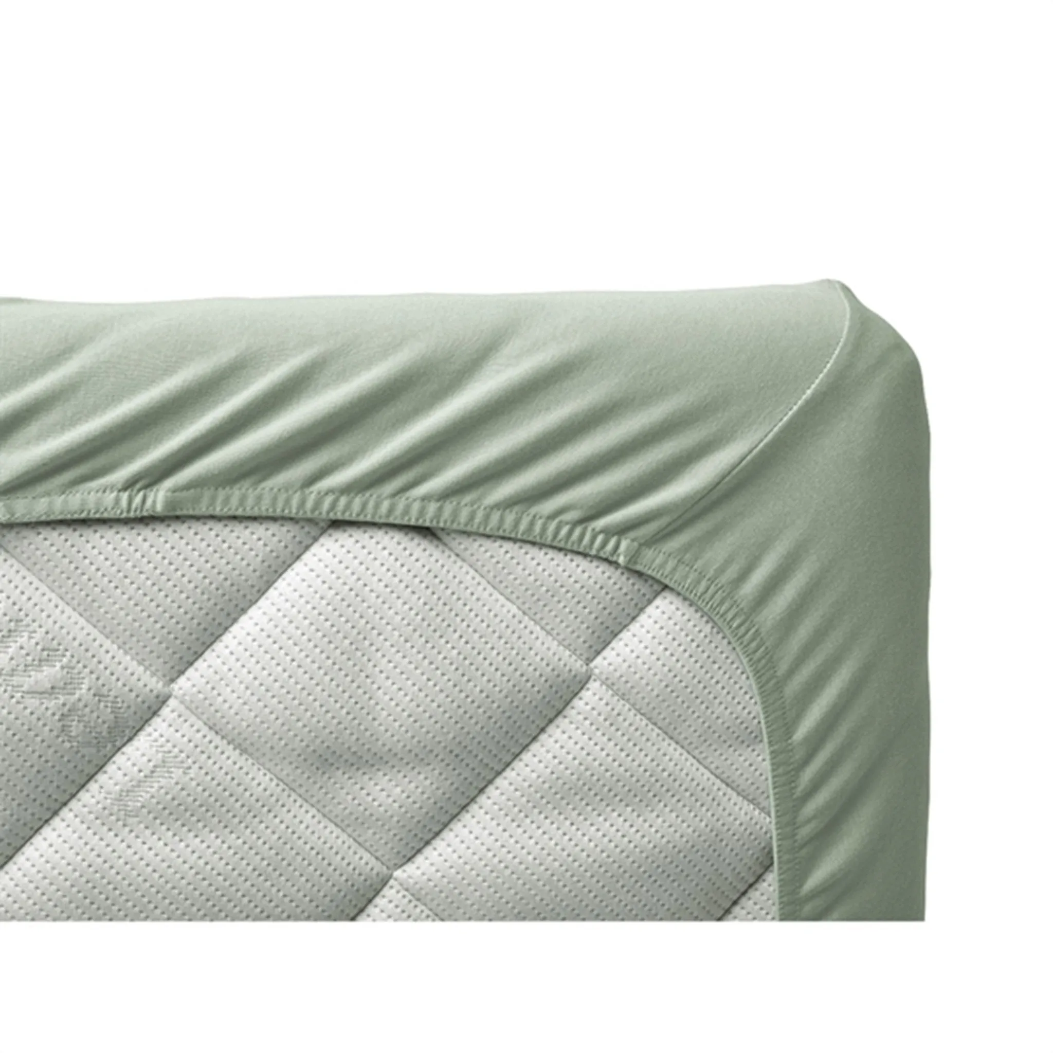 Leander Sheet for Junior Bed 2-Pack Sage Green