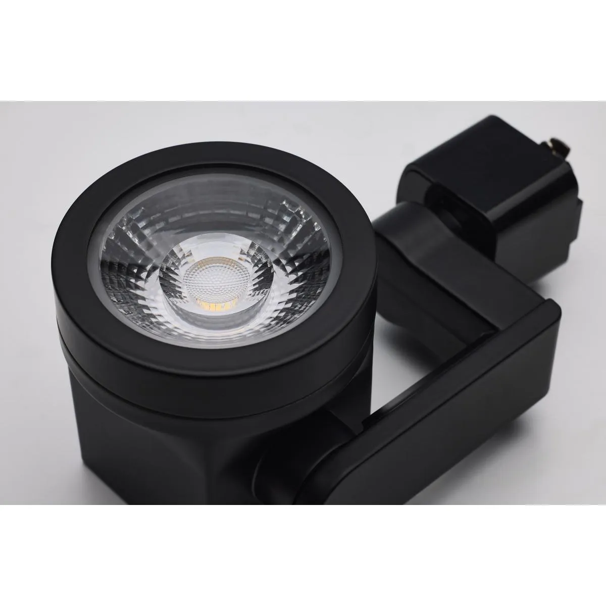 LED Lantern Style Track Head 12W 1020 Lumens 3000K, Halo, 36 Beam Angle, Black Finish