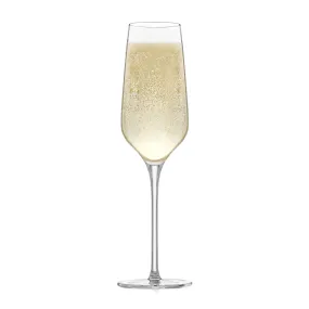 Libbey Signature Greenwich Champagne Flute Glasses, 8.25 ounce, Set of 4