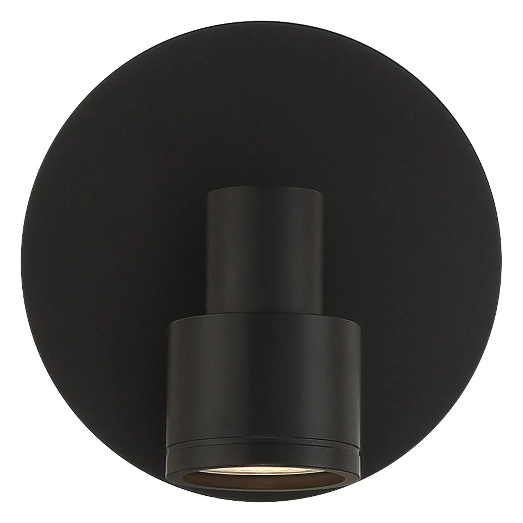 Lincoln 6.5" LED Flush Mount Light Fixture - Matte Black