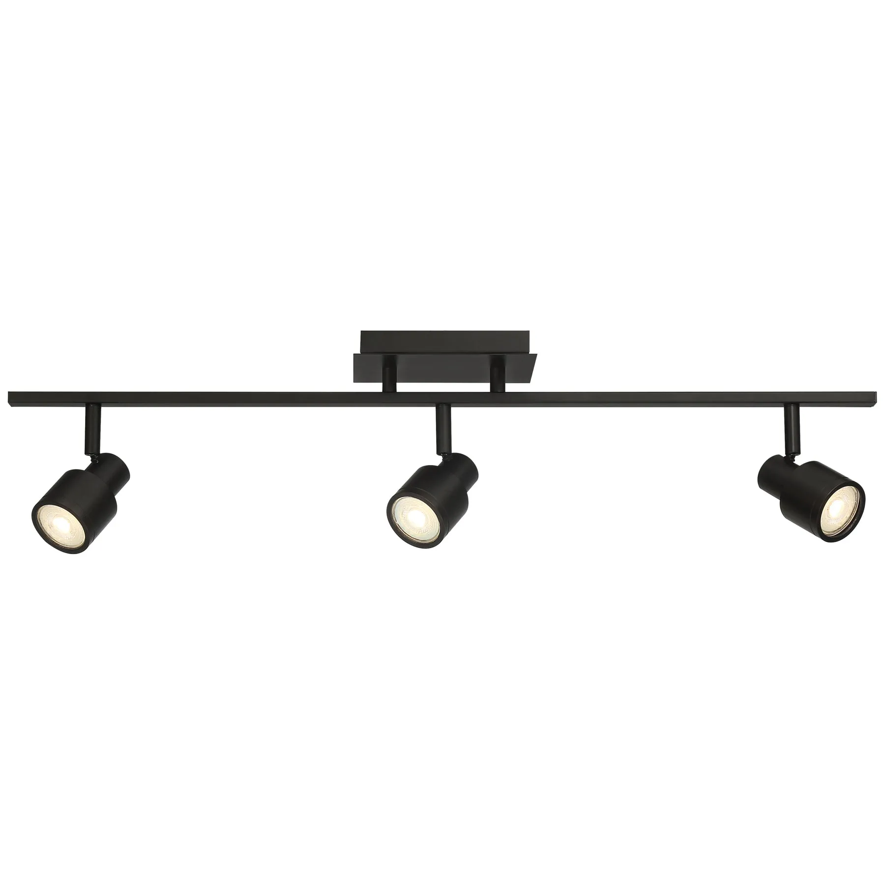 Lincoln 6.5" LED Flush Mount Light Fixture - Matte Black