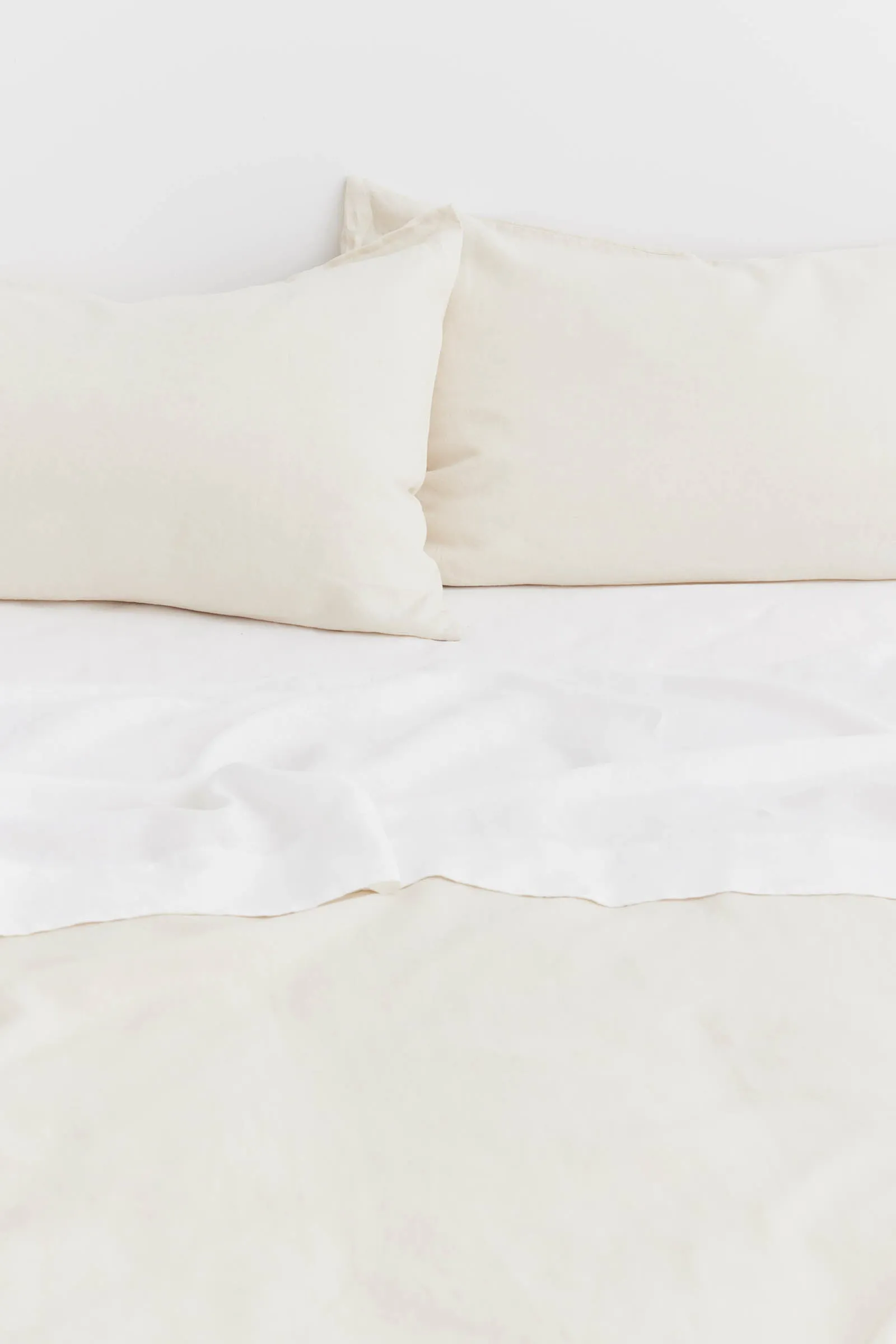 Linen Fitted Sheet White