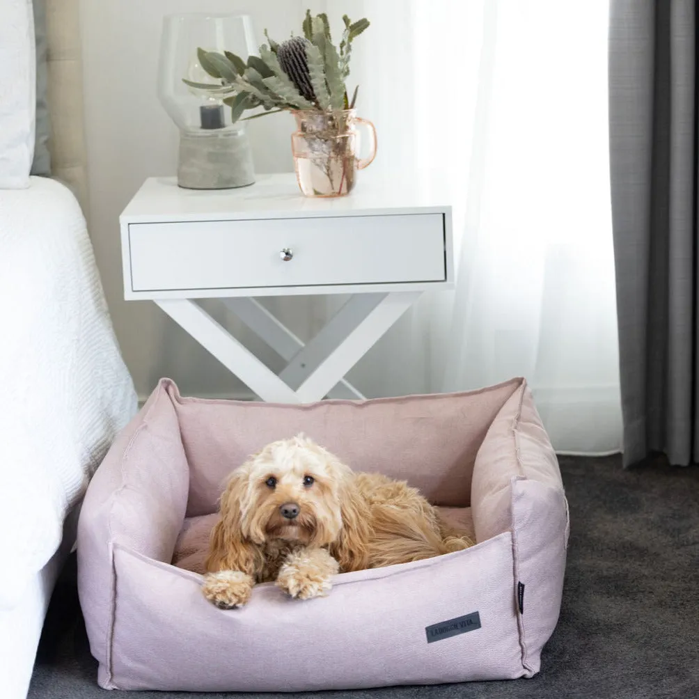 Luxe Trim Pink High Side Bed with Removable Parts