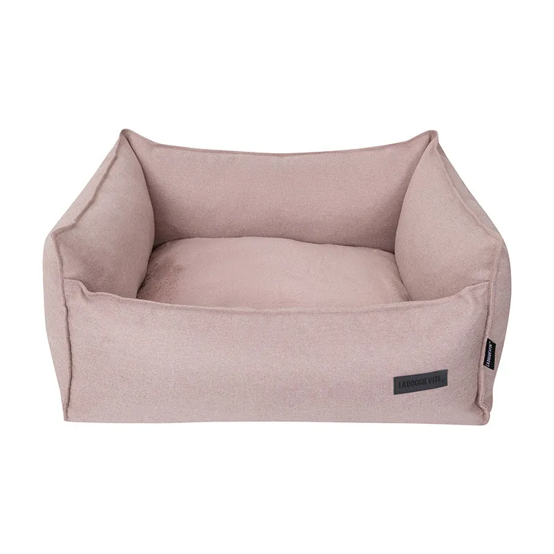 Luxe Trim Pink High Side Bed with Removable Parts