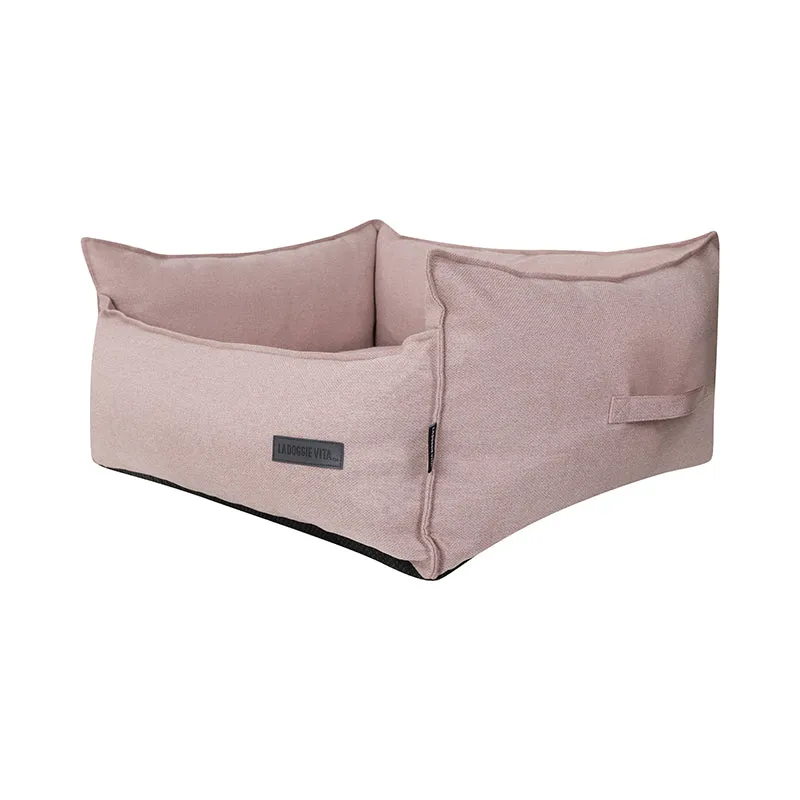 Luxe Trim Pink High Side Bed with Removable Parts