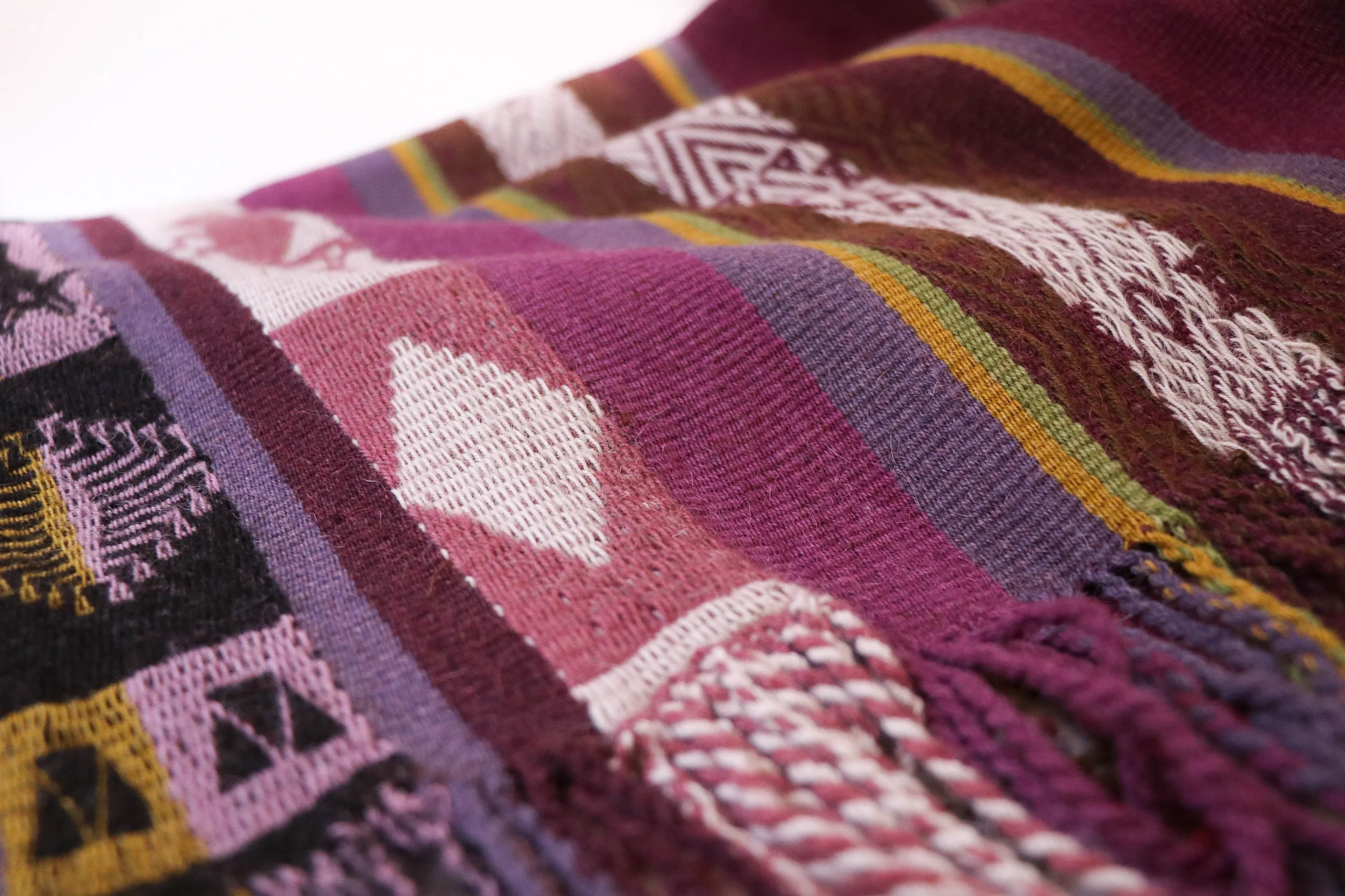 Machu Picchu Alpaca Throw