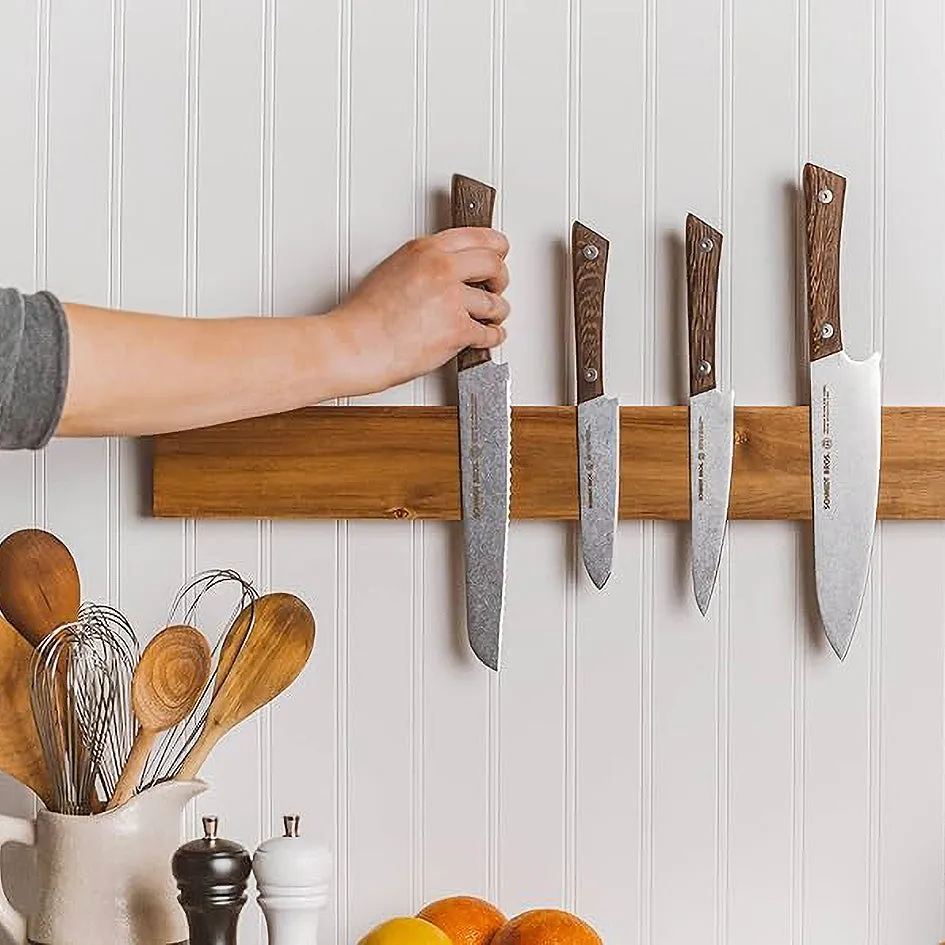 Magnetic Knife Rack Acacia Premium