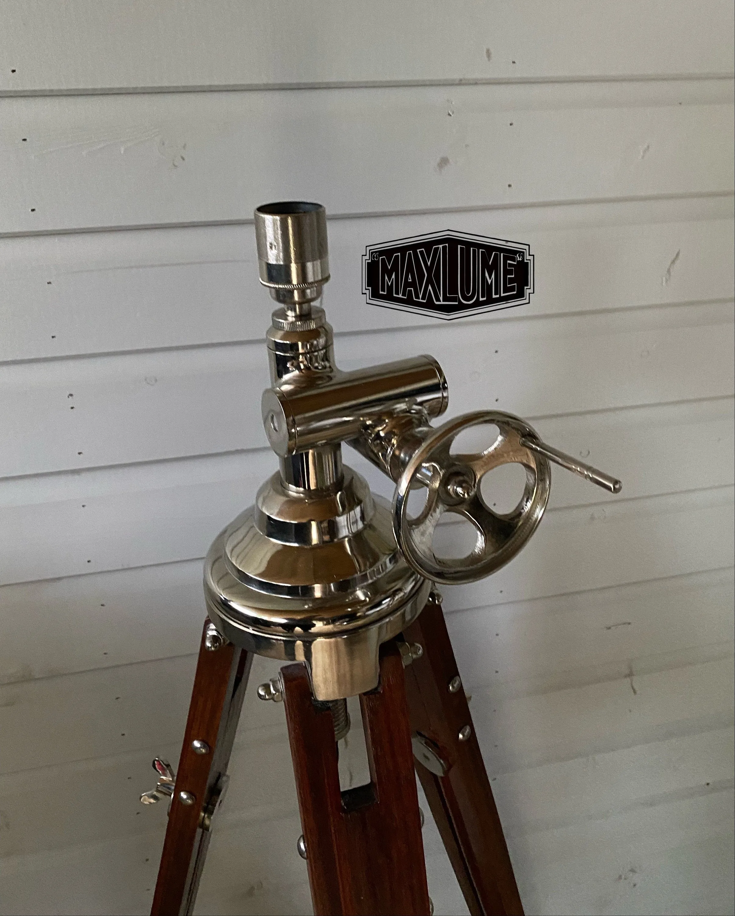 Maxlume ~ Royal Marine Designer Tripod Search Light Luxury Light Living Room Vintage