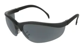 MCR Safety Klondike 4 Black Frame Gray Lens