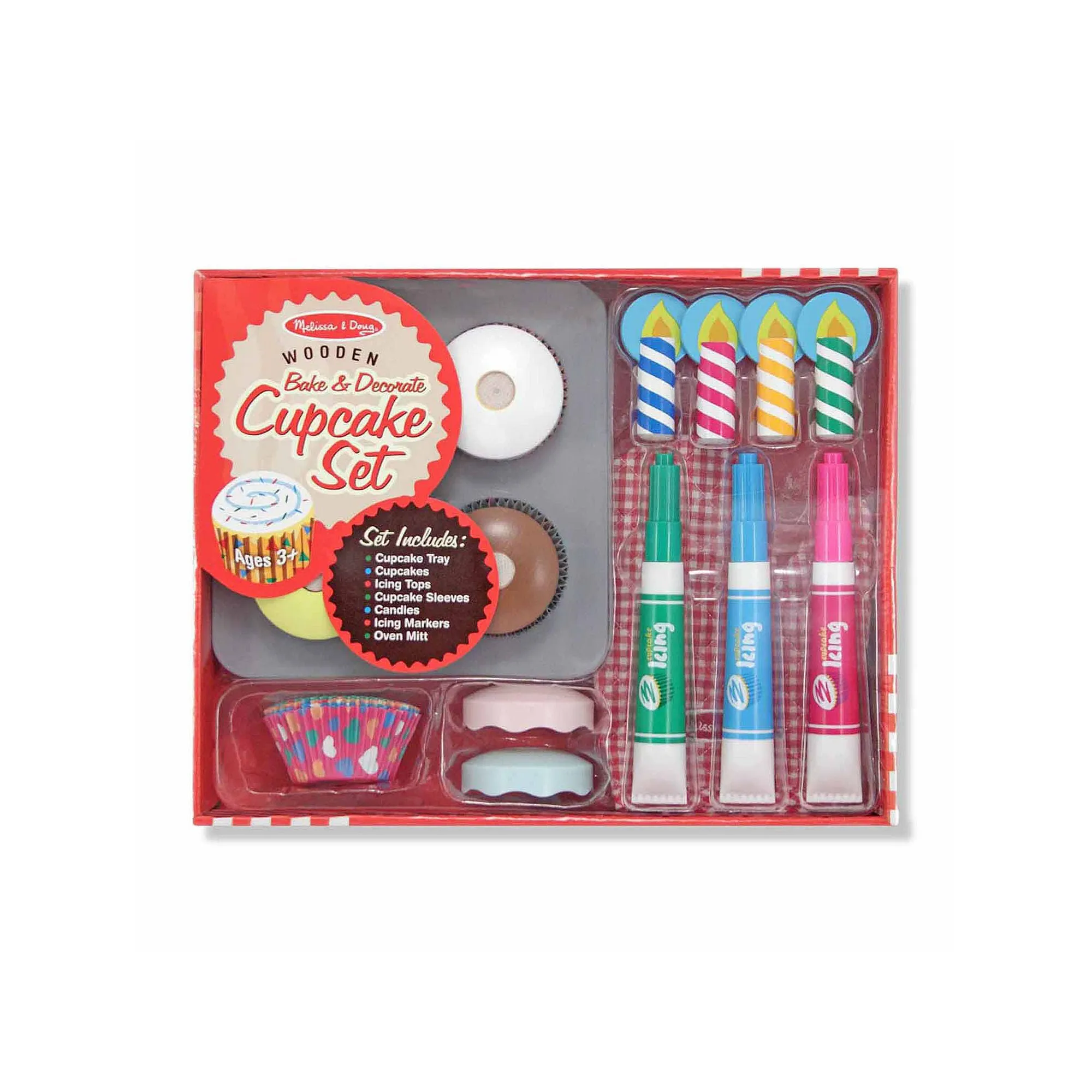 Melissa & Doug Bake and Decorate Cupcake Set