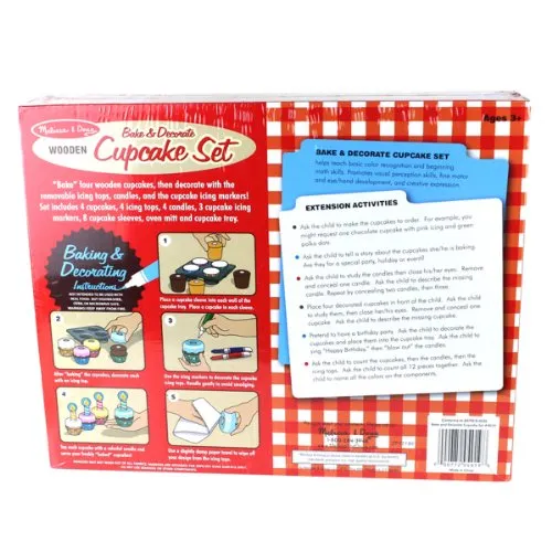 Melissa & Doug Bake and Decorate Cupcake Set