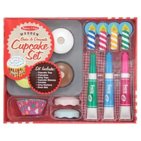 Melissa & Doug Bake and Decorate Cupcake Set