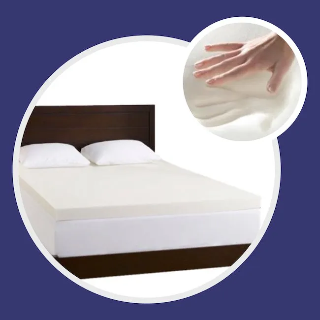 MEMORY FOAM MATTRESS TOPPER  3 lb/ft³