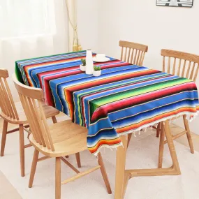 Mexican Serape Colorful Blanket