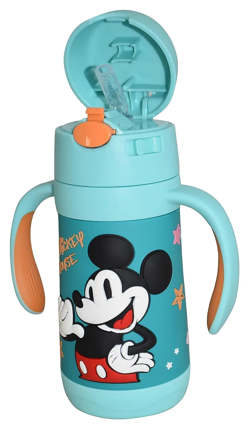 Mickey Mouse Water Bottle, Cartoon Kids Thermos Cup 316 Stainless Steel 350 ML