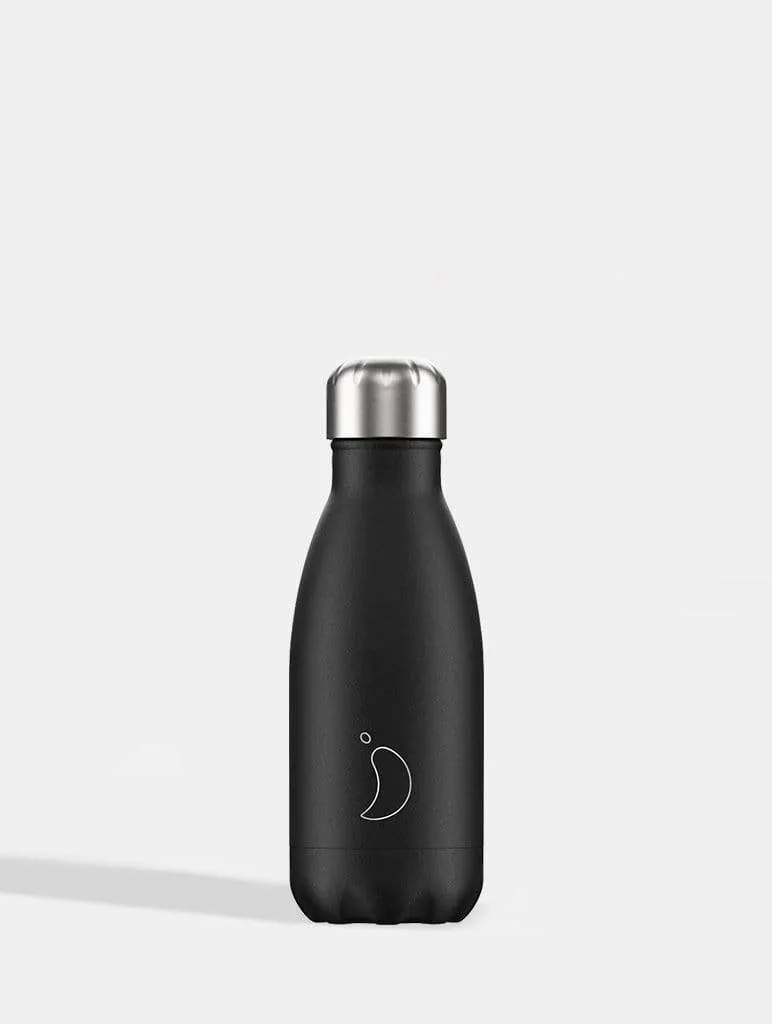 Mini Matte Black Chilly's Bottle 260ml