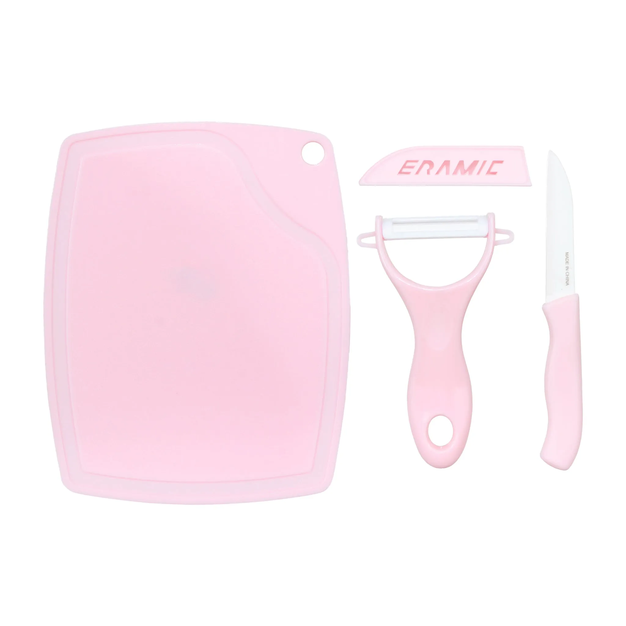 Miniso Fruit Knife  3 pcs (Pink)