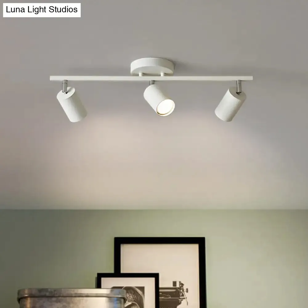 Modern Metal Tube Track Lamp - Ceiling Spotlight for Clothing Store