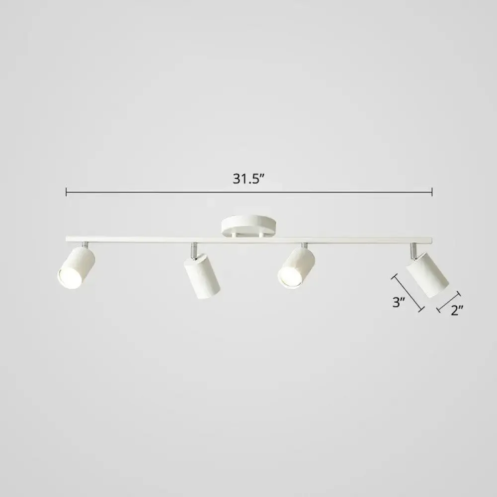 Modern Metal Tube Track Lamp - Ceiling Spotlight for Clothing Store