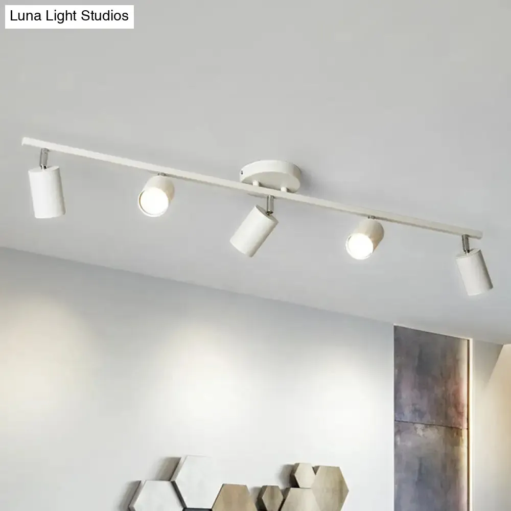 Modern Metal Tube Track Lamp - Ceiling Spotlight for Clothing Store