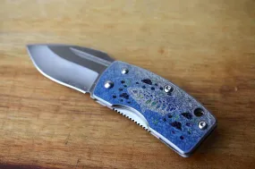 Money Clip Knife - Amago Trout Print VG10 Core Steel