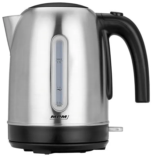 Mpm Mcz-102M Electric Kettle 1.7 L 2200 W Black, Stainless Steel