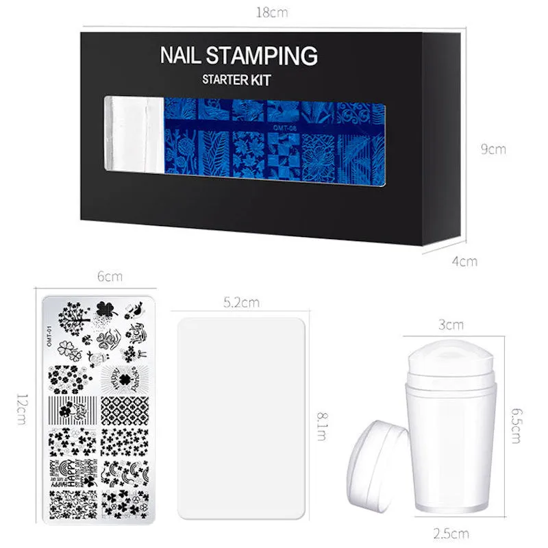 Nail Stamping Kit   1 FREE Random Plate