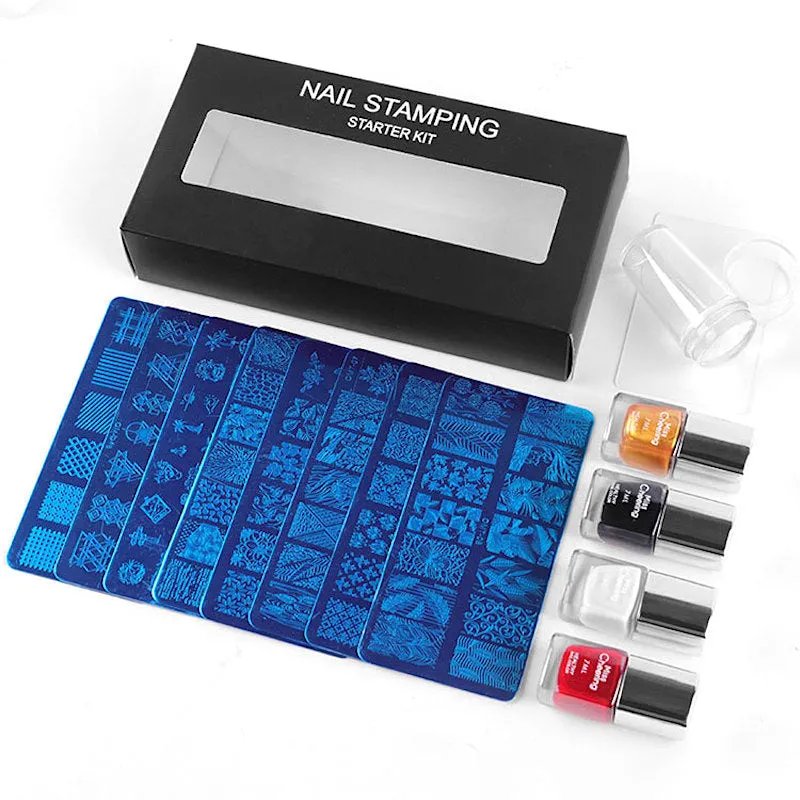 Nail Stamping Kit   1 FREE Random Plate