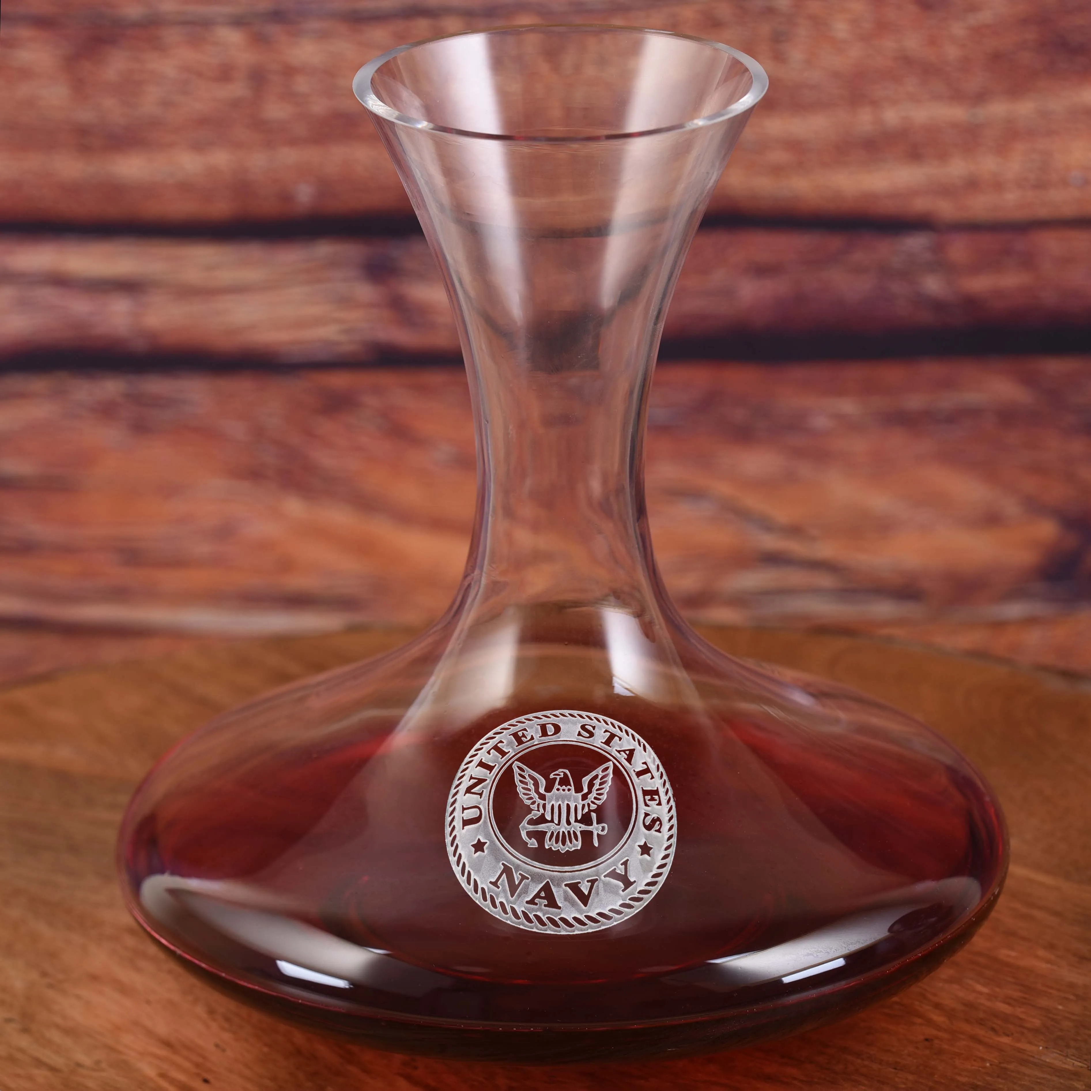 Navy Wine Decanter