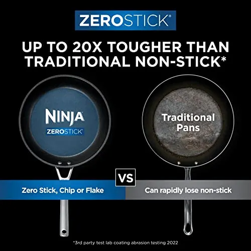 Ninja ZEROSTICK Stackable Cookware Frying Pan (New)