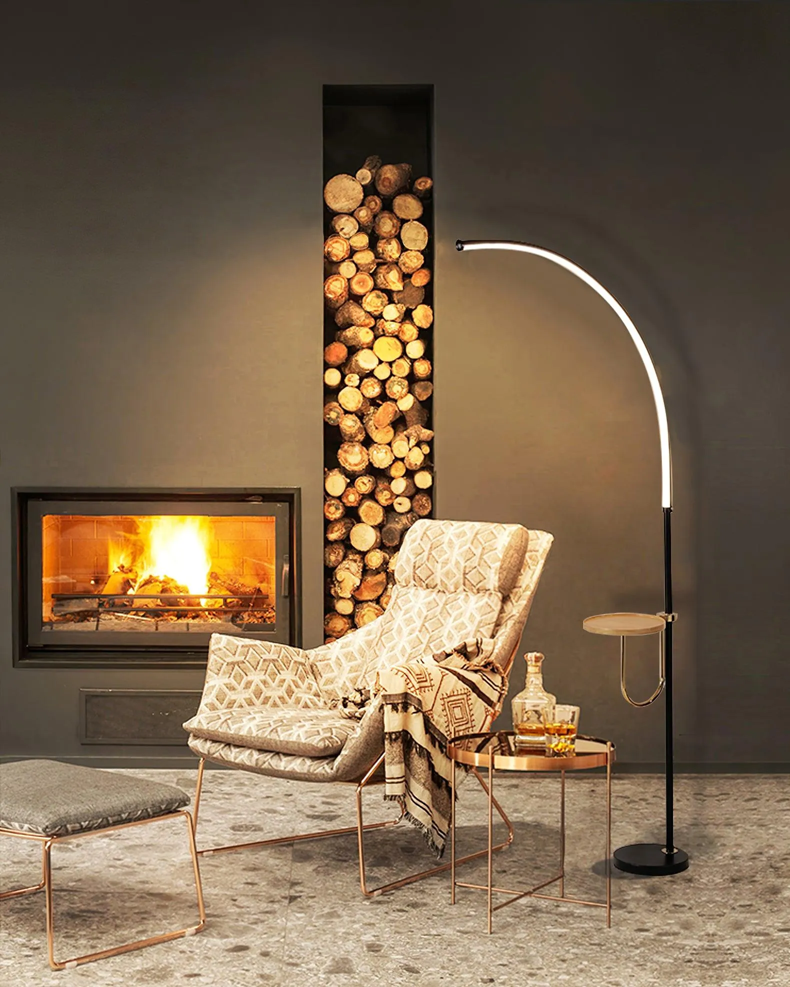 Nordic Arc Floor Lamp