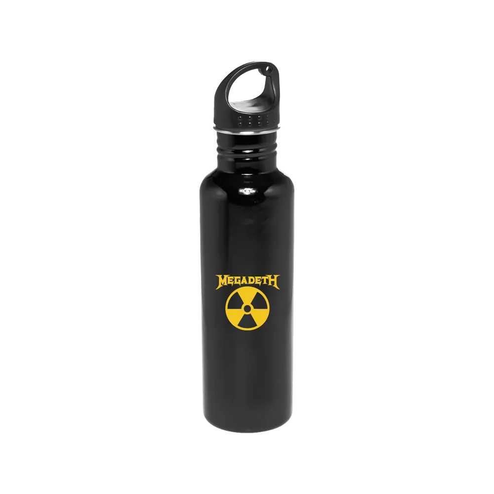 Nuclear Symbol Stainless Steel Water Bottle