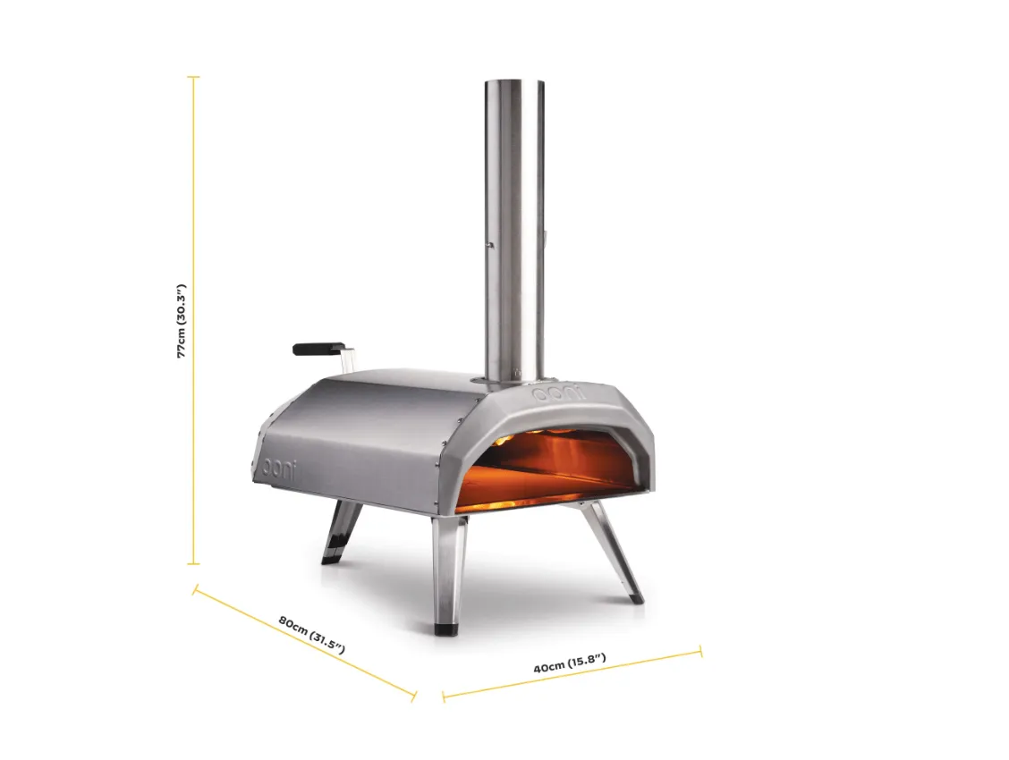 Ooni Karu 12" Multi-Fuel Portable Pizza Oven Wood, Charcoal & Gas UU-P0A100