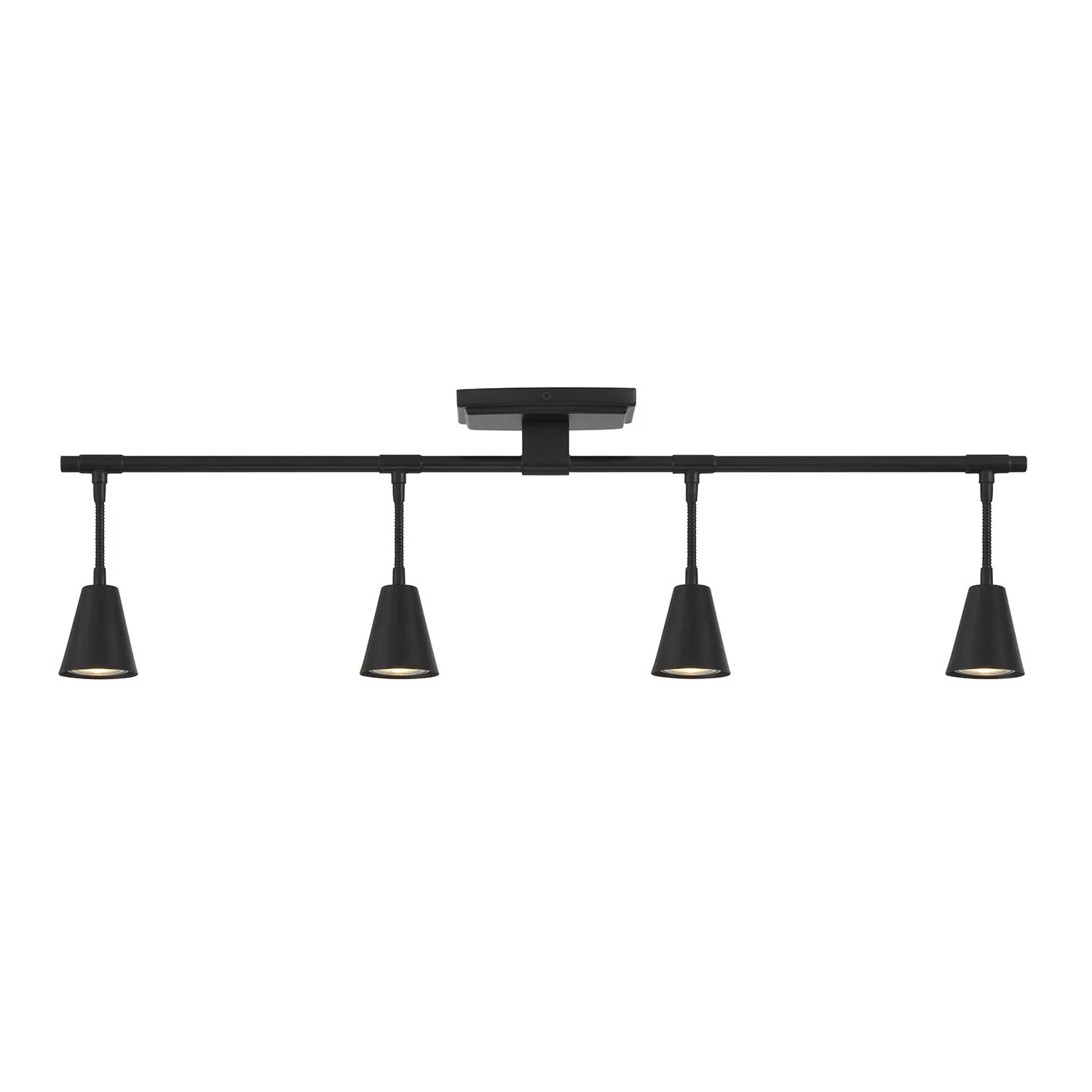 Open Box Hudson 32" 4-Light LED Fixed Track Light, Matte Black