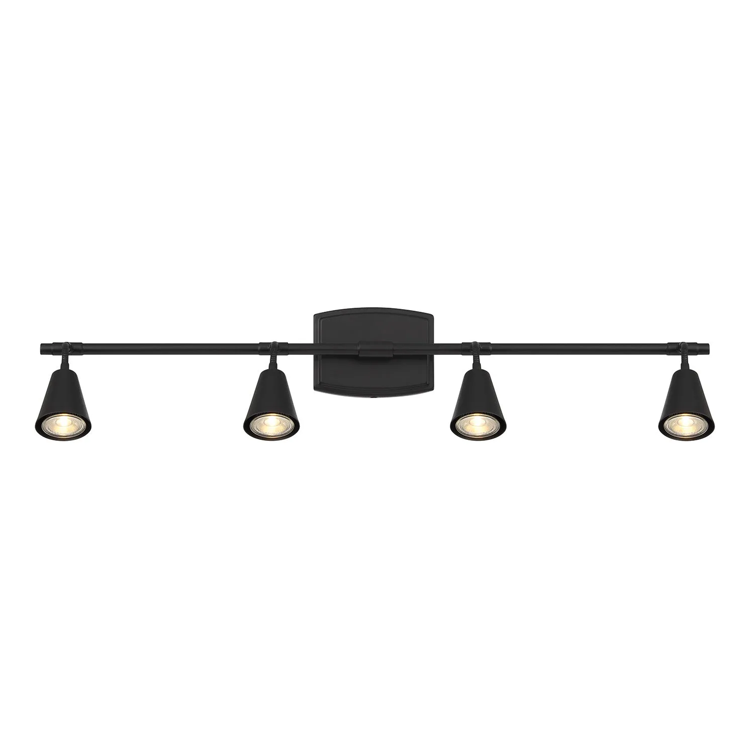 Open Box Hudson 32" 4-Light LED Fixed Track Light, Matte Black