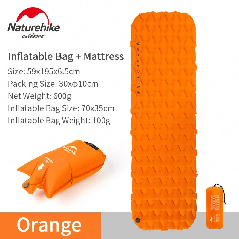 Outdoor Camping Mat Inflatable Bag Inflatable Tent Sleeping Pad Ultralight Portable Picnic Air Mat