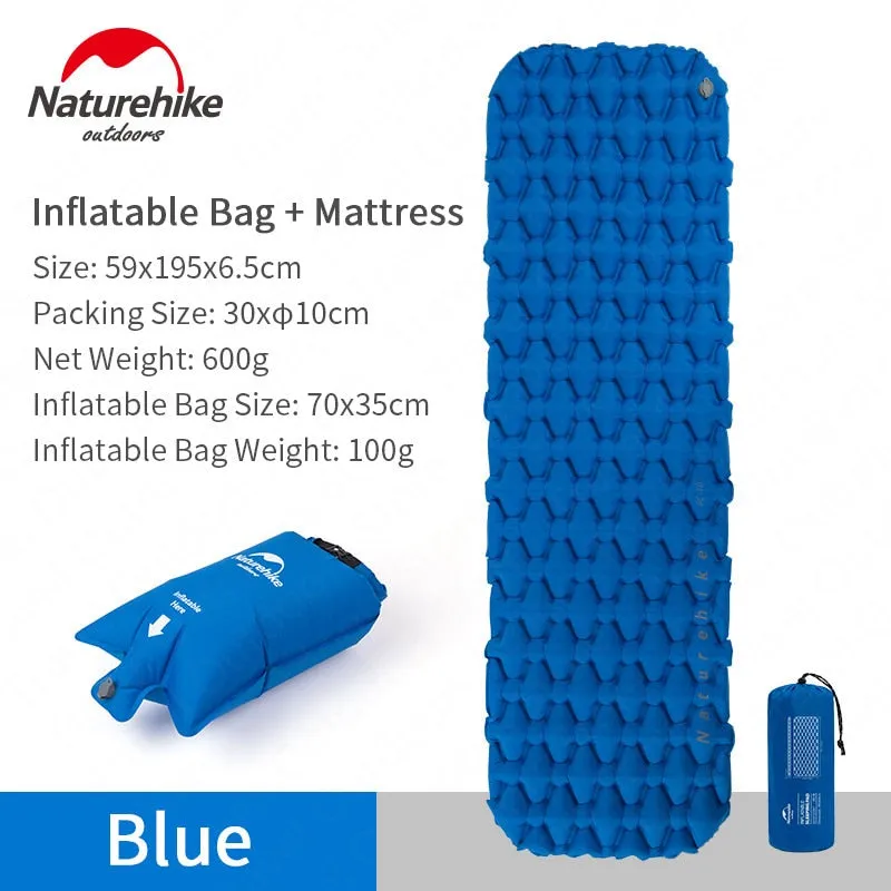 Outdoor Camping Mat Inflatable Bag Inflatable Tent Sleeping Pad Ultralight Portable Picnic Air Mat