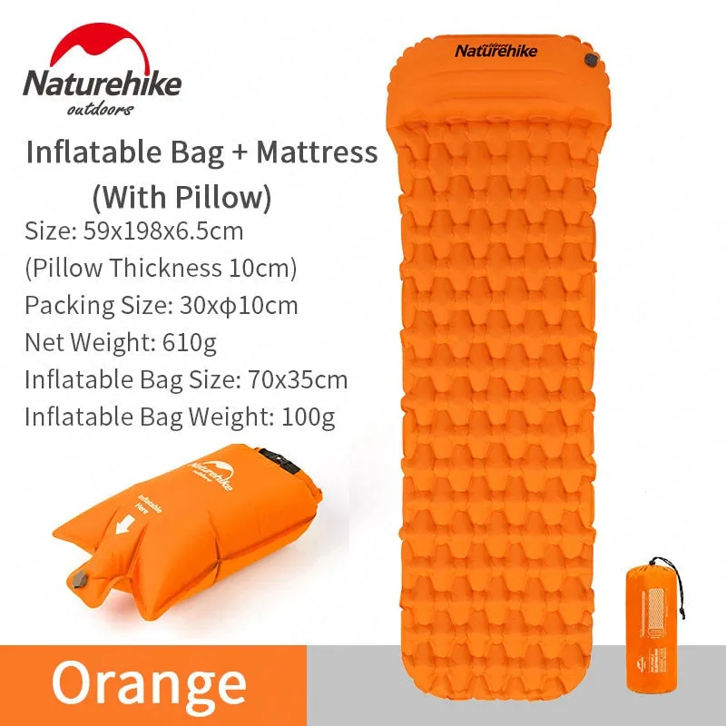 Outdoor Camping Mat Inflatable Bag Inflatable Tent Sleeping Pad Ultralight Portable Picnic Air Mat