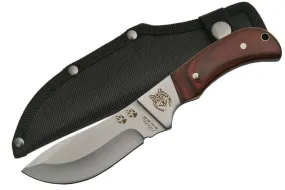 Outdoorsman Skinner Hunting Knife With Sheath - Wolf