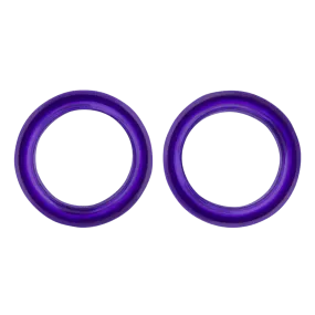 Pack of 2 Premium Scissor Finger Ring Inserts in Purple by PetStore.Direct