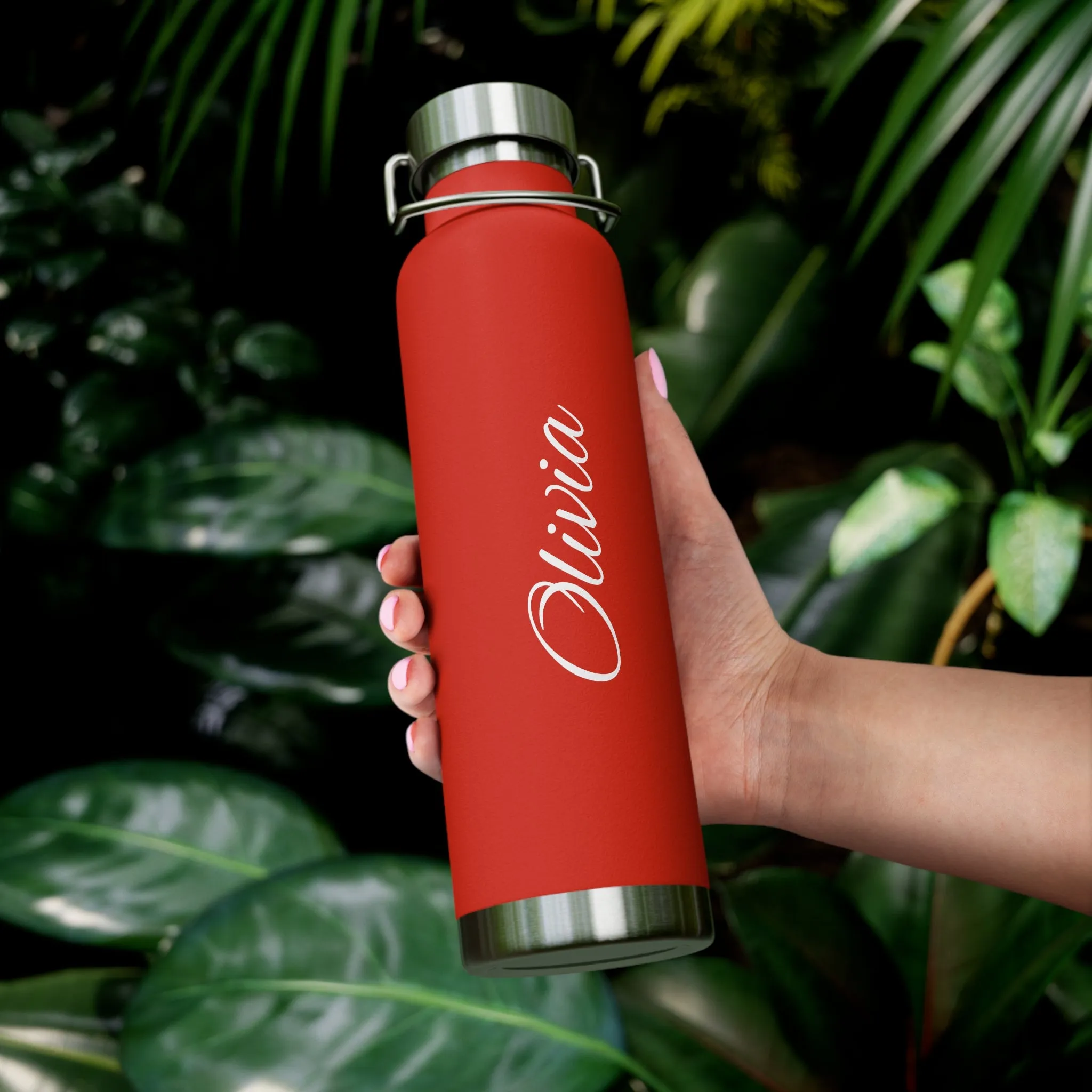 Personalized Water Bottle - Script Lettering