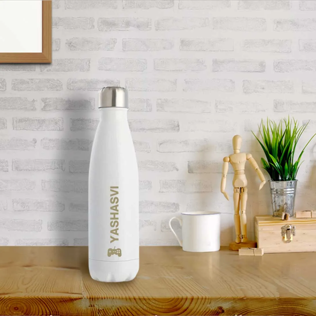 Personalized Water Bottles With Your Name for School Office Use 500 ml - Gamer