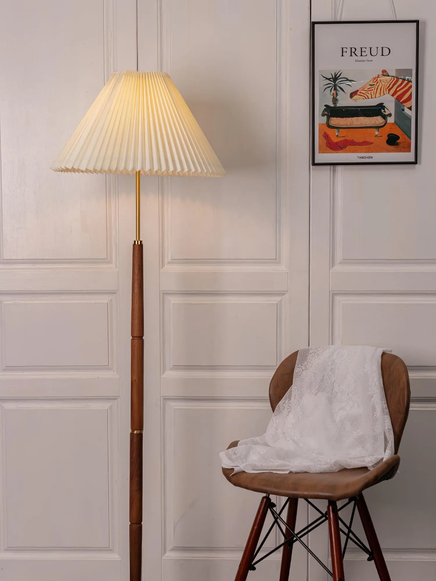 Pleated Floor Lamp