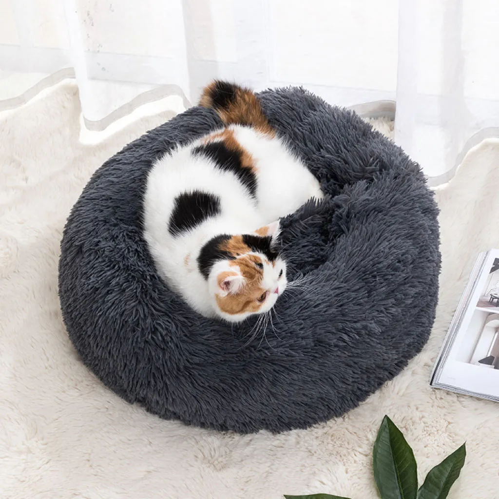 Plush Nest Cat Bed Dog Bed Pet Calming Bed