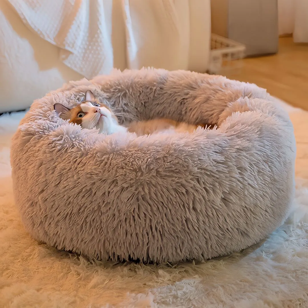 Plush Nest Cat Bed Dog Bed Pet Calming Bed