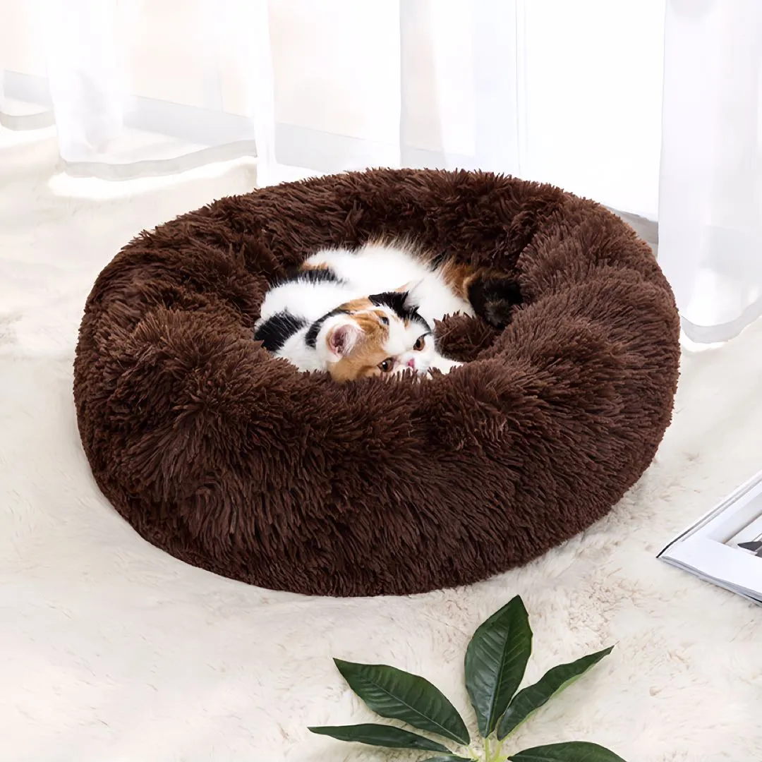 Plush Nest Cat Bed Dog Bed Pet Calming Bed