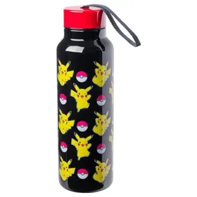 Pokemon - 27oz Pikachu Stainless Steel Water Bottle with Strap